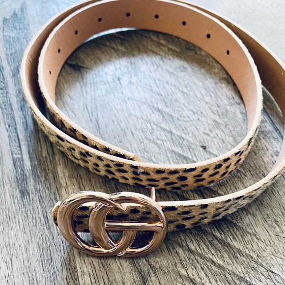Chic Must Have! Leopard faux fur CG belt - Picture 2 of 4
